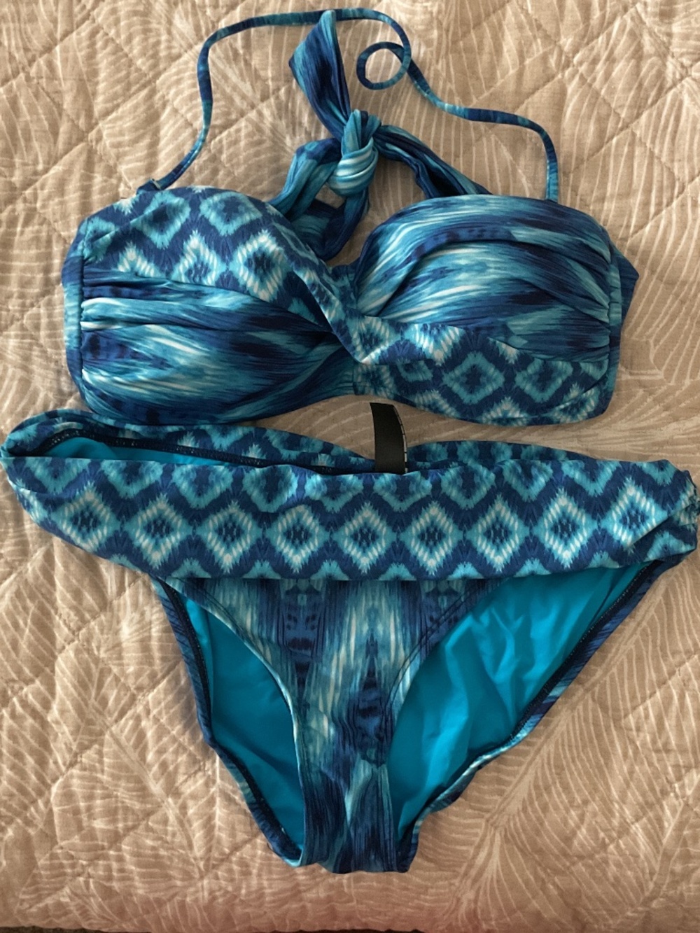 La Blanca Blue Bikini Size 8